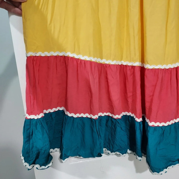 Lane Bryant Multi-Color Classic Halter-Neck Tiered Tank in Size 20 - Picture 5 of 11